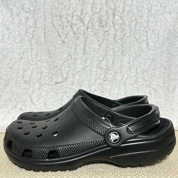 Crocs Heelys Unisex Black Iconic Classic SlipOns Sandal Shoes Wheels SZ M & W 8 - Picture 2 of 11
